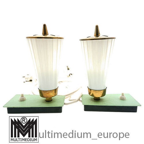 Pair bedside lamps plastic - pair,